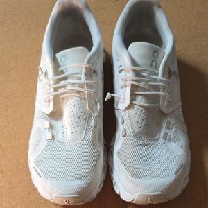 On Cloud 5 All-White Sneakers